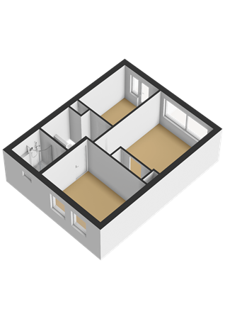 Floorplan - Stadsgracht 23, 3752 XD Bunschoten-Spakenburg